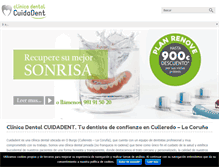 Tablet Screenshot of cuidadent.com